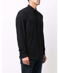 Мужская черная классическая рубашка от Costumein