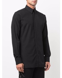 Мужская черная классическая рубашка от Givenchy