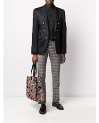 Мужская черная классическая рубашка от Gucci