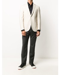 Мужская черная классическая рубашка от Corneliani