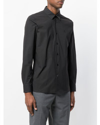 Мужская черная классическая рубашка от Raf Simons