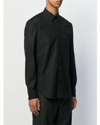 Мужская черная классическая рубашка от Maison Margiela