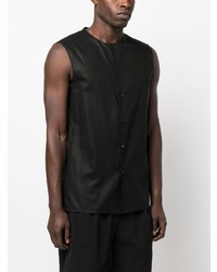 Мужская черная классическая рубашка от SAPIO