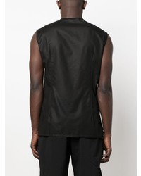 Мужская черная классическая рубашка от SAPIO