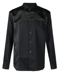 Мужская черная классическая рубашка от Comme des Garcons Homme Deux