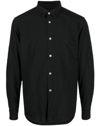 Мужская черная классическая рубашка от Comme Des Garcons Homme Plus