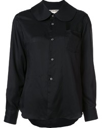 Женская черная классическая рубашка от Comme des Garcons