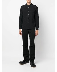 Мужская черная классическая рубашка от Comme Des Garcons Homme Plus