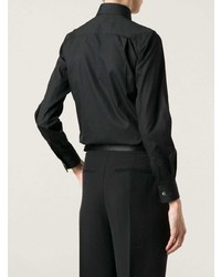 Женская черная классическая рубашка от Comme Des Garcons Play