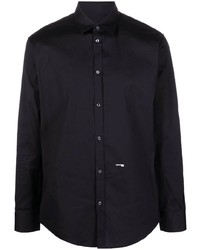 Мужская черная классическая рубашка от DSQUARED2
