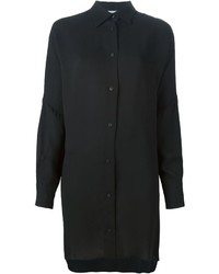 Женская черная классическая рубашка от Dusan