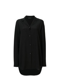 Женская черная классическая рубашка от Etro