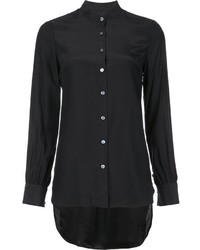 Женская черная классическая рубашка от Frame