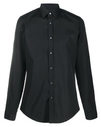 Мужская черная классическая рубашка от Gucci