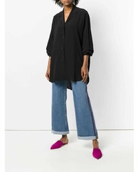 Женская черная классическая рубашка от Etro