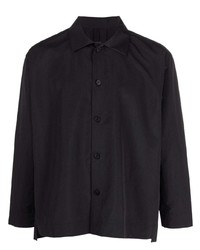 Мужская черная классическая рубашка от Issey Miyake