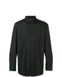 Мужская черная классическая рубашка от Issey Miyake