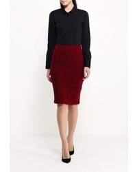 Женская черная классическая рубашка от Jennyfer