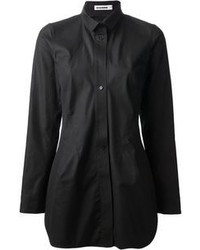 Женская черная классическая рубашка от Jil Sander