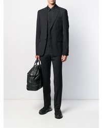 Мужская черная классическая рубашка от Fendi