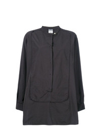Женская черная классическая рубашка от Kristensen Du Nord