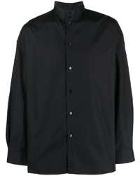 Мужская черная классическая рубашка от Lemaire