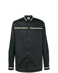 Мужская черная классическая рубашка от Les Hommes Urban
