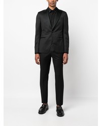 Мужская черная классическая рубашка от Hugo