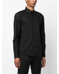 Мужская черная классическая рубашка от Hugo
