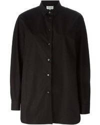 Женская черная классическая рубашка от Maison Margiela