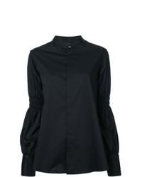 Женская черная классическая рубашка от Maison Mihara Yasuhiro