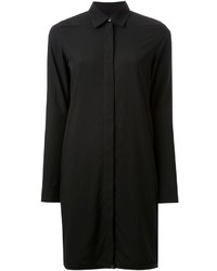 Женская черная классическая рубашка от MM6 MAISON MARGIELA