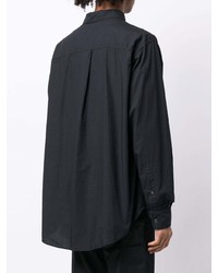 Мужская черная классическая рубашка от N°21