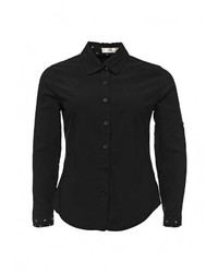 Женская черная классическая рубашка от Paccio