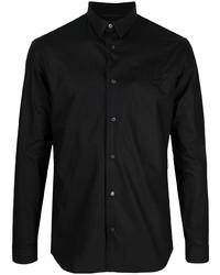 Мужская черная классическая рубашка от Philipp Plein