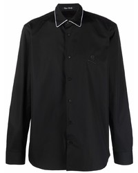 Мужская черная классическая рубашка от Philipp Plein