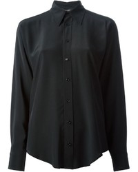 Женская черная классическая рубашка от Ralph Lauren