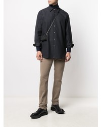 Мужская черная классическая рубашка от PS Paul Smith