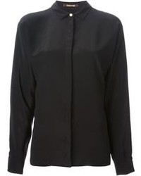 Женская черная классическая рубашка от Roberto Cavalli