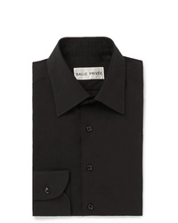 Мужская черная классическая рубашка от Salle Privée