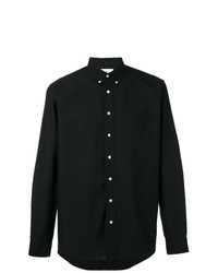 Мужская черная классическая рубашка от Schnaydermans
