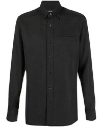 Мужская черная классическая рубашка от Tom Ford