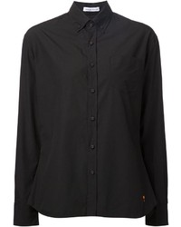 Женская черная классическая рубашка от Tomas Maier