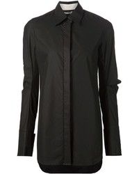 Женская черная классическая рубашка от Vera Wang