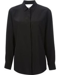 Женская черная классическая рубашка
