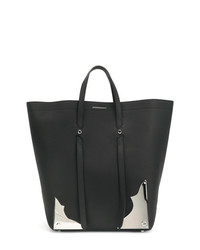 Черная кожаная большая сумка с украшением от Calvin Klein 205W39nyc