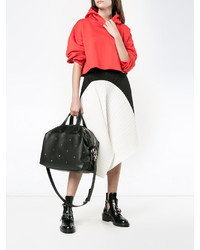 Черная кожаная большая сумка с шипами от Givenchy