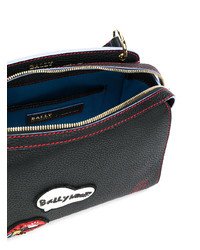 Черная кожаная большая сумка от Bally