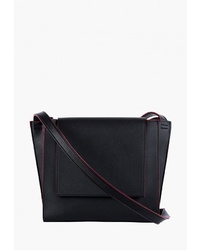 Черная кожаная большая сумка от Arny Praht