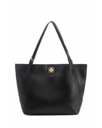 Черная кожаная большая сумка от Artio Nardini